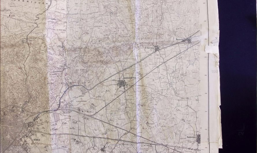 Cartes état-major région Nîmes