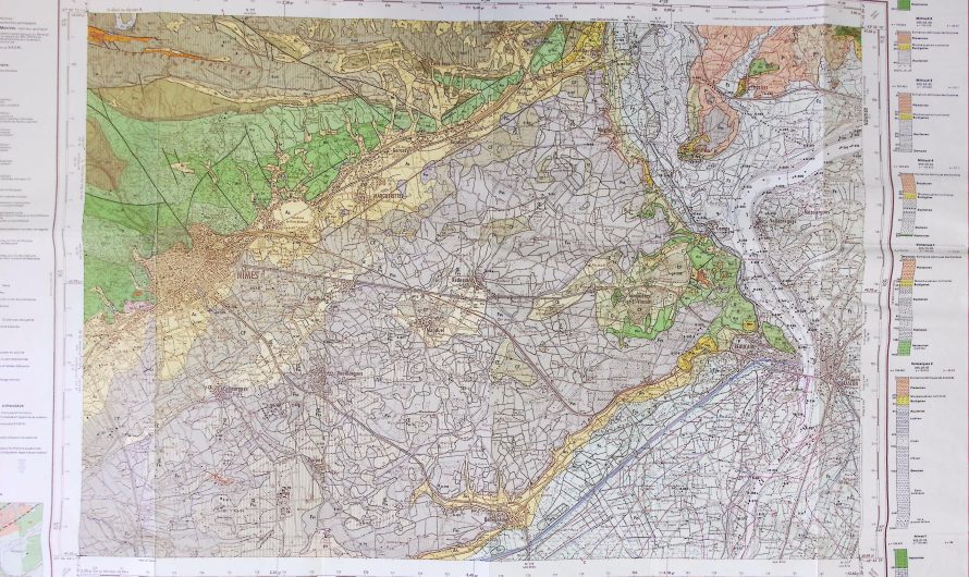 Carte géologique de la région